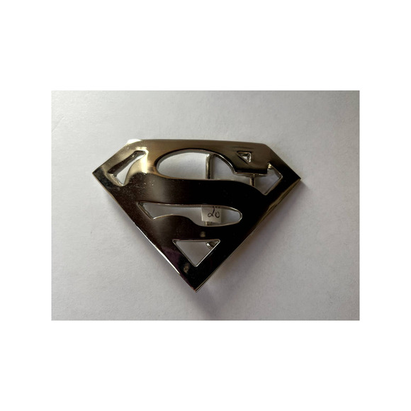 Superman Chrome Belt Buckle DC Universe Accessories Unisex - Picture 1 of 14